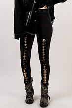 Load image into Gallery viewer, Grommet Lace Up Leggings