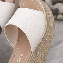 Load image into Gallery viewer, PU Leather Open Toe Sandals