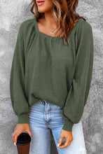 Load image into Gallery viewer, Square Neck Waffle-Knit Top