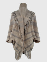 Load image into Gallery viewer, Fringe Detail Open Front Poncho