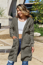 Load image into Gallery viewer, DOORBUSTER DEAL: Double Take Full Size Hooded Teddy Bear Jacket with Thumbholes