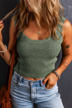 Load image into Gallery viewer, Scoop Neck Wide Strap Knit Vest