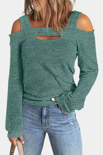 Load image into Gallery viewer, Full Size Cutout Cold Shoulder Blouse