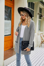Load image into Gallery viewer, Long Sleeve Pocketed Cardigan
