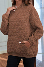 Load image into Gallery viewer, Quilty Pleasures Long Sleeve Hoodie with Pocket