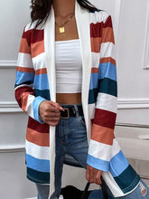 Load image into Gallery viewer, Color Block Open Front Cardigan