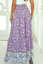 Load image into Gallery viewer, Tiered Printed Elastic Waist Skirt