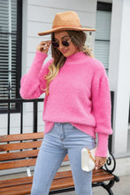 Load image into Gallery viewer, Turtle Neck Long Sleeve Pullover Sweater