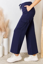 Load image into Gallery viewer, RISEN Drawstring Relaxed Cargo Wide Leg Pants