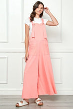 Load image into Gallery viewer, Veveret Wide Strap French Terry Overalls