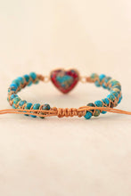 Load image into Gallery viewer, Handmade Heart Shape Natural Stone Bracelet