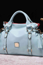 Load image into Gallery viewer, PU Leather Handbag with Tassels