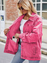 Load image into Gallery viewer, Button Up Denim Jacket with Pockets