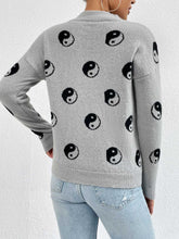 Load image into Gallery viewer, Patterned Drop Shoulder Sweater