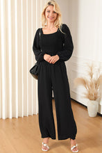 Load image into Gallery viewer, Smocked Square Neck Top and Pants Set