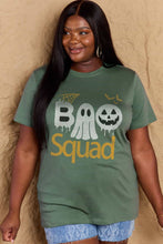 Load image into Gallery viewer, Simply Love Full Size BOO SQUAD Graphic Cotton T-Shirt
