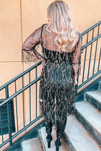 Load image into Gallery viewer, Sequin Open Front Sheer Cardigan