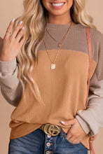 Load image into Gallery viewer, Color Block Dropped Shoulder T-Shirt