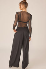 Load image into Gallery viewer, Idem Ditto Sparkling Glitter Long Sleeve Sheer Top