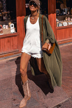 Load image into Gallery viewer, Round Neck Long Sleeve Cardigan