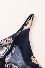 Load image into Gallery viewer, Printed V-Neck Sleeveless Jumpsuit
