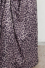 Load image into Gallery viewer, Leopard Round Neck Maxi Dress