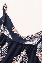 Load image into Gallery viewer, Printed V-Neck Sleeveless Jumpsuit