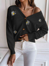 Load image into Gallery viewer, Floral Button Up Cardigan
