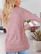 Load image into Gallery viewer, V-Neck Raglan Sleeve T-Shirt