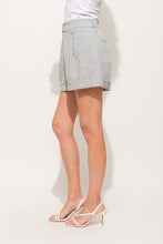 Load image into Gallery viewer, And The Why Pin Striped High Waist Rolled Shorts