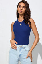 Load image into Gallery viewer, Solid Round Neck Tank