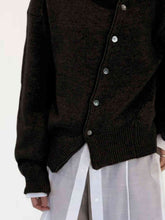 Load image into Gallery viewer, Dropped Shoulder Buttoned Cardigan