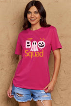 Load image into Gallery viewer, Simply Love Full Size BOO SQUAD Graphic Cotton T-Shirt
