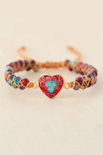 Load image into Gallery viewer, Handmade Heart Shape Natural Stone Bracelet