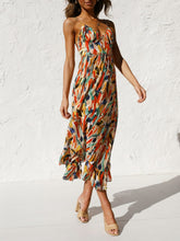 Load image into Gallery viewer, Printed Sleeveless Midi Cami dress