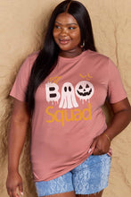 Load image into Gallery viewer, Simply Love Full Size BOO SQUAD Graphic Cotton T-Shirt