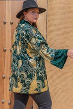 Load image into Gallery viewer, Plus Size Open Front Bohemian Style Long Sleeve Cardigan