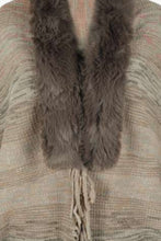 Load image into Gallery viewer, Open Front Fringe Hem Poncho