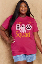 Load image into Gallery viewer, Simply Love Full Size BOO SQUAD Graphic Cotton T-Shirt