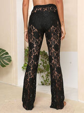 Load image into Gallery viewer, Lace High Waist Swim Pants