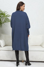 Load image into Gallery viewer, Lantern Sleeve Open Front Pocketed Cardigan