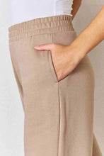 Load image into Gallery viewer, RISEN Wide Waistband Slit Wide Leg Pants