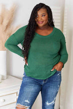 Load image into Gallery viewer, Culture Code Full Size Scoop Neck Patch Pocket Top