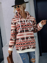 Load image into Gallery viewer, Quarter-Zip Long Sleeve Hoodie