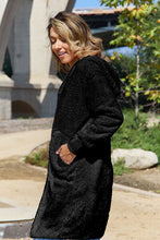Load image into Gallery viewer, DOORBUSTER DEAL: Double Take Full Size Hooded Teddy Bear Jacket with Thumbholes