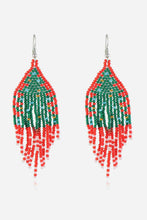 Load image into Gallery viewer, Christmas Beaded Earrings