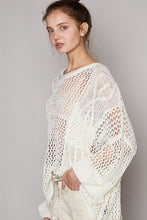 Load image into Gallery viewer, POL Openwork Long Sleeve Knit Cover Up