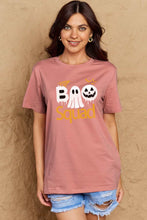 Load image into Gallery viewer, Simply Love Full Size BOO SQUAD Graphic Cotton T-Shirt