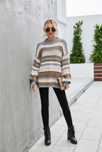 Load image into Gallery viewer, Round Neck Dropped Shoulder Sweater