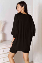 Load image into Gallery viewer, Basic Bae Full Size Soft Rayon Three-Quarter Sleeve Top and Shorts Set